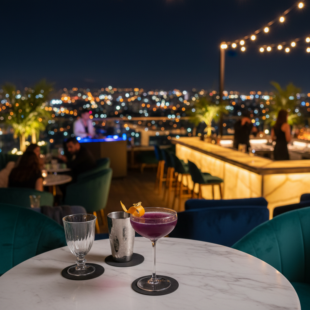 Rooftop bar en El Poblado